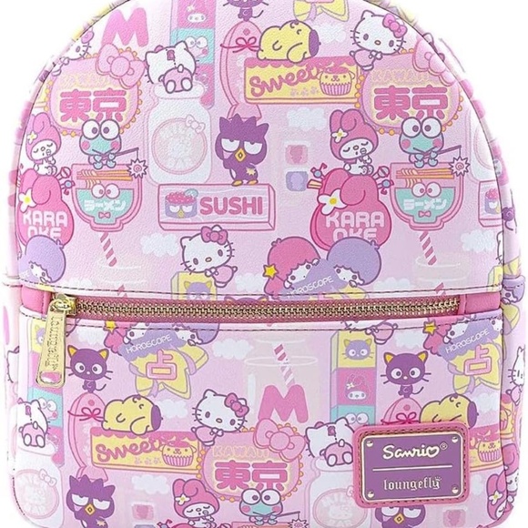 NEW Loungefly Sanrio Hello Kitty Kawaii Mini Backpack & Wallet - Picture 3 of 13